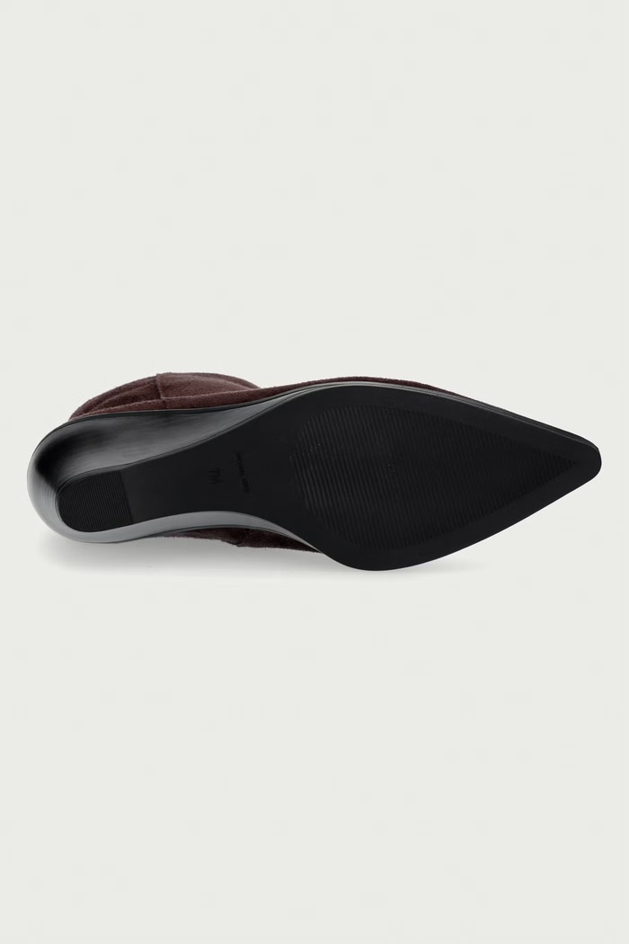 Μποτάκια πλατφόρμες Γυναικεία σουέτ Austin Wedge Bootie MICHAEL Michael Kors καφέ 40F6AUME5S.251