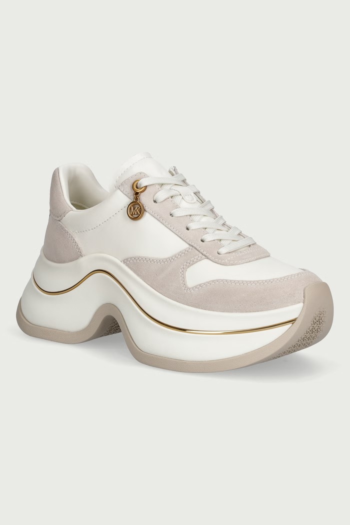MICHAEL Michael Kors Arla Trainer sneakersy damskie beżowy 43F6ARFS1S.182