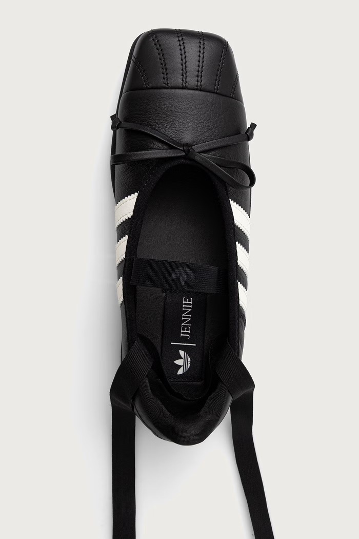 Superstar SQ Ballet Adiluna x Jennie baleriny adidas Originals LB3787 czarny