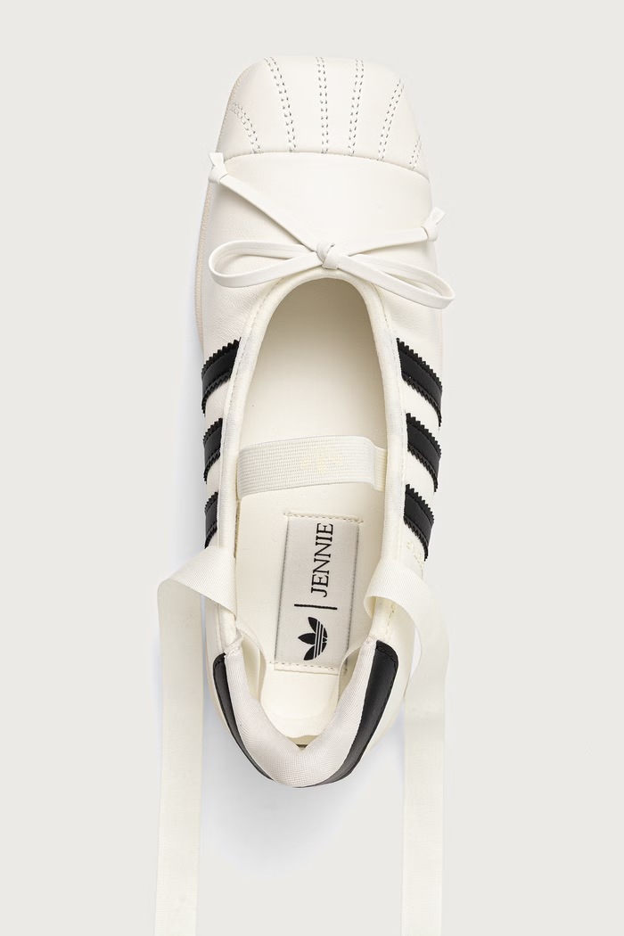 Superstar SQ Ballet Adiluna x Jennie baleriny adidas Originals LB3786 biały