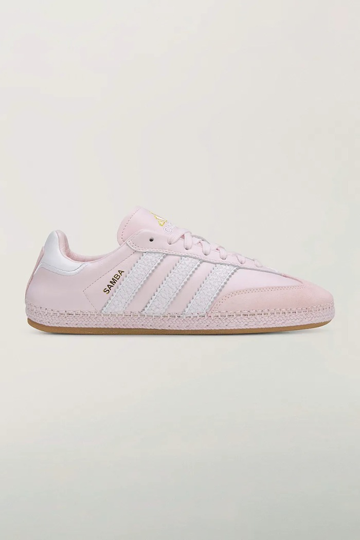 adidas Originals Sambadrille x Edison Chen sneakers da donna in pelle rosa KI4328