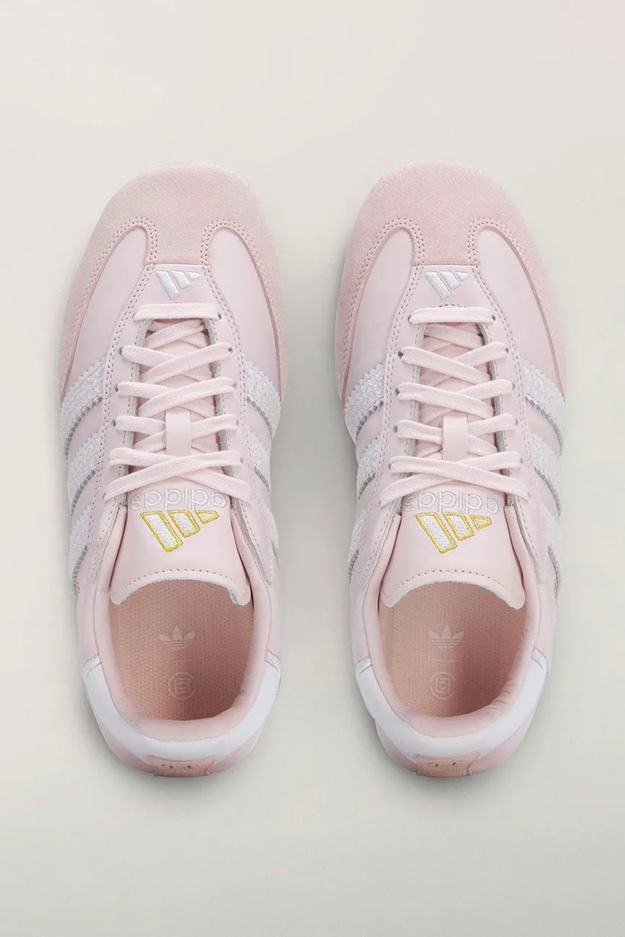 Sambadrille x Edison Chen sneakers da donna in pelle adidas Originals KI4328 rosa