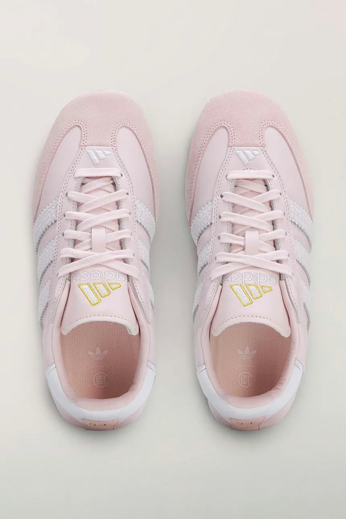 Sambadrille x Edison Chen sneakers da donna in pelle adidas Originals KI4328 rosa