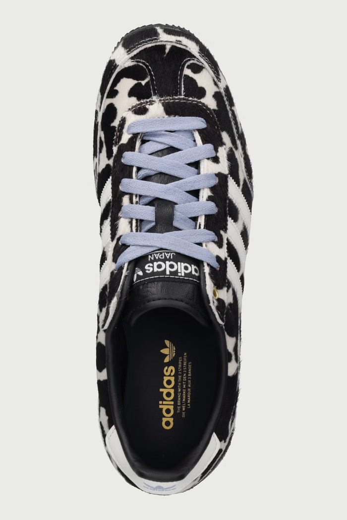 Japan sneakersy damskie skórzane adidas Originals KK2674 czarny