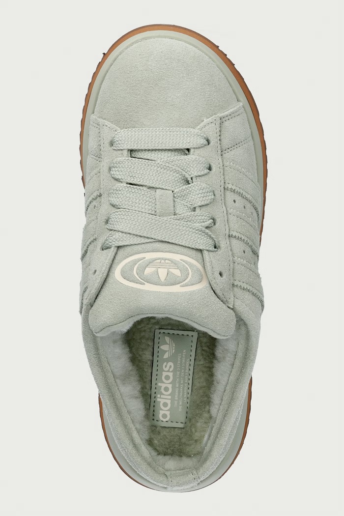 Campus 00s Winter Low sneakersy damskie zamszowe adidas Originals KK0167 turkusowy