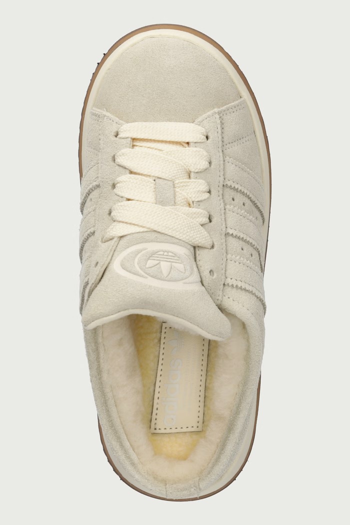 Campus 00s Winter Low sneakersy damskie zamszowe adidas Originals KK0166 beżowy
