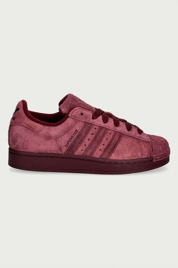 adidas Originals Superstar II sneakersy damskie skórzane KJ4655 bordowy AW26