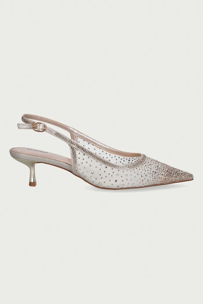 Dune London Szpilki Cirelle 0094500620054393 złoty AW26