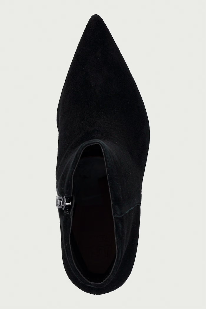 Botki damskie zamszowe Obsessively Dune London 0091500620032011 czarny
