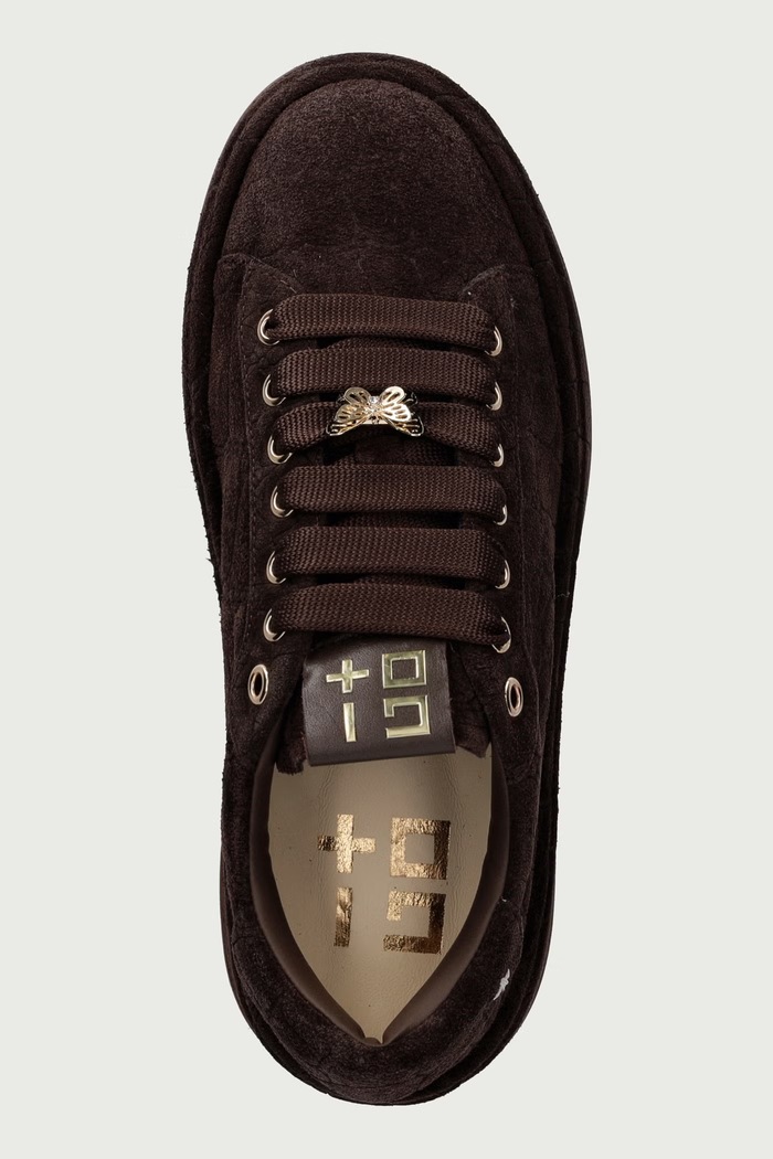 Oliva sneakers γυναικεία σουέτ Gio+ OLIVA122 καφέ