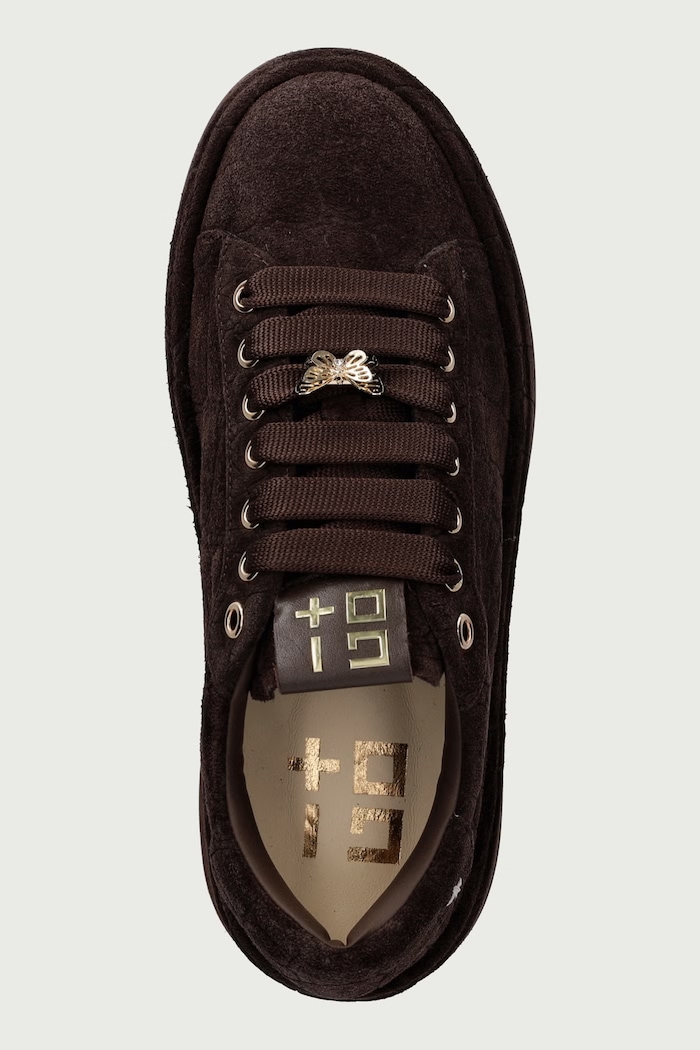 Oliva sneakers γυναικεία σουέτ Gio+ OLIVA122 καφέ