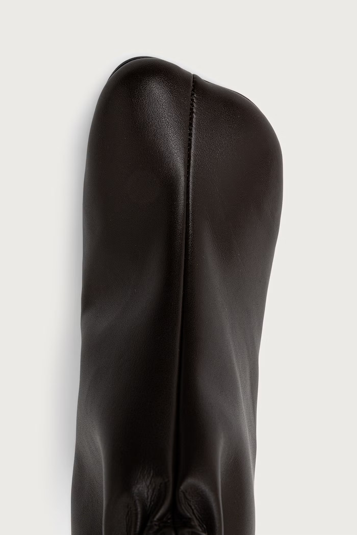 Kozaki damskie skórzane MM6 Maison Margiela S66WW0106.P7867 brązowy