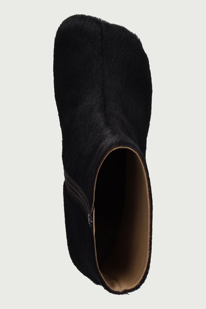 Botki na słupku damskie skórzane MM6 Maison Margiela S66WU0145.P7868 brązowy