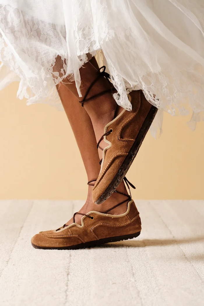 UGG W Quill Ballet Sneaker baleriny zamszowe 1184790.CTSN