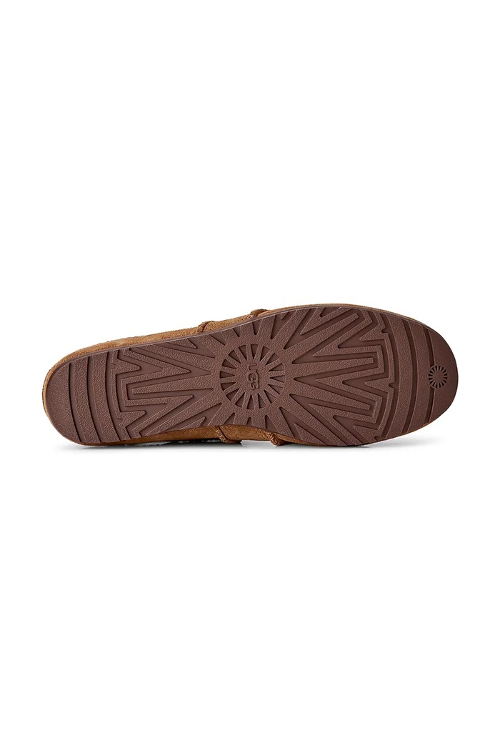 UGG Baleriny zamszowe W Quill Ballet Sneaker 1184790.CTSN