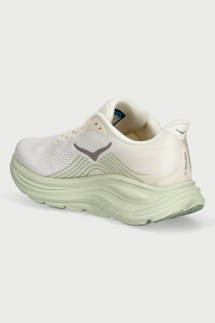 Hoka Buty do biegania damskie Clifton 11 1176573 beżowy AW26