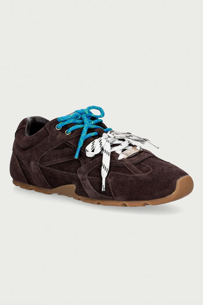 Steve Madden Asiel sneakersy damskie zamszowe brązowy 11005159.880