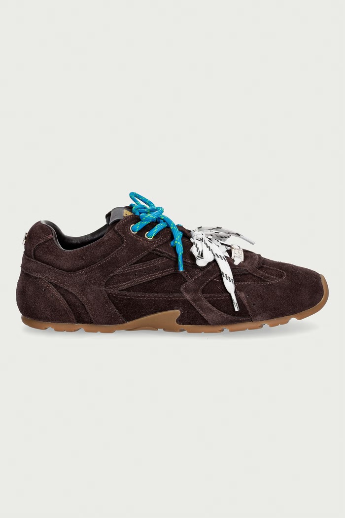 Steve Madden Asiel sneakersy damskie zamszowe 11005159.880 brązowy AW26