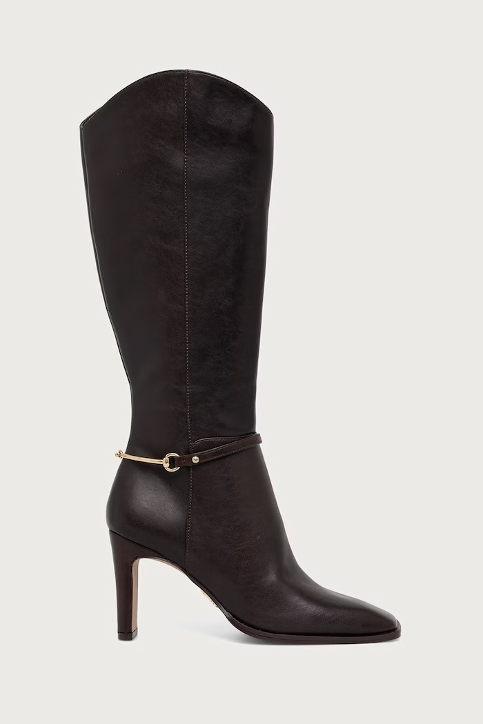 Steve Madden Kozaki damskie skórzane Shield 11005891.22K brązowy AW26