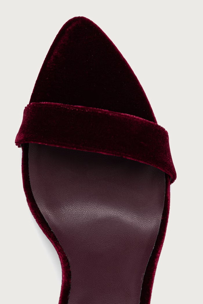 Sandały na wysokim obcasie Nivia Steve Madden 11005903.866 bordowy