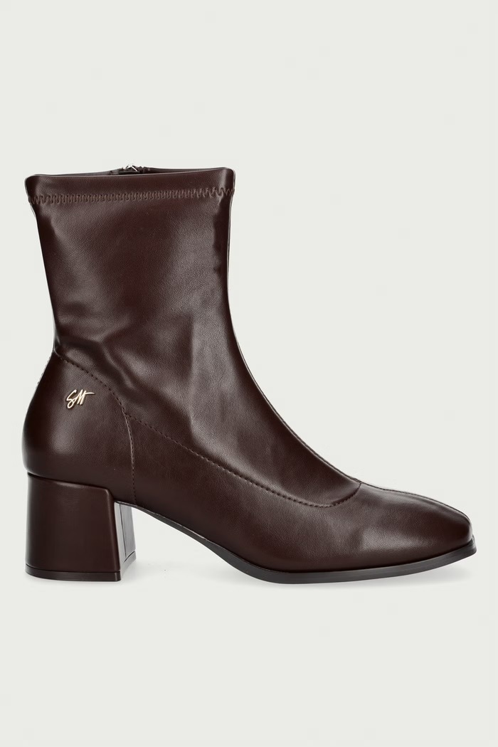 Steve Madden Botki na słupku damskie Jaileen 11005755.003 brązowy AW26