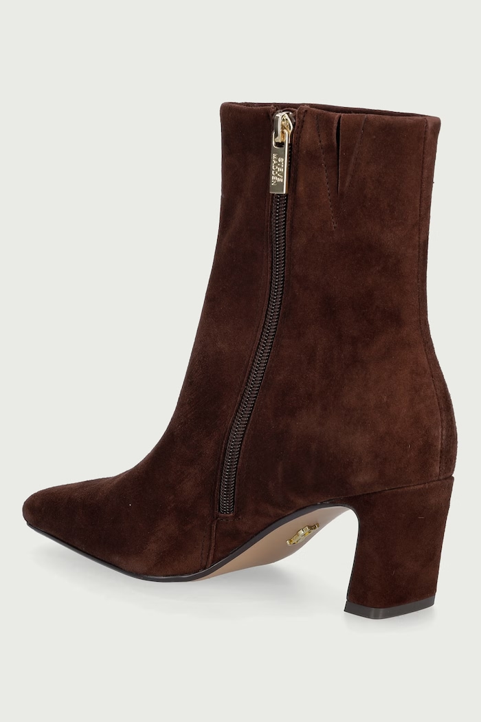 Obuwie Steve Madden Botki damskie zamszowe Willah 11005862.205 brązowy