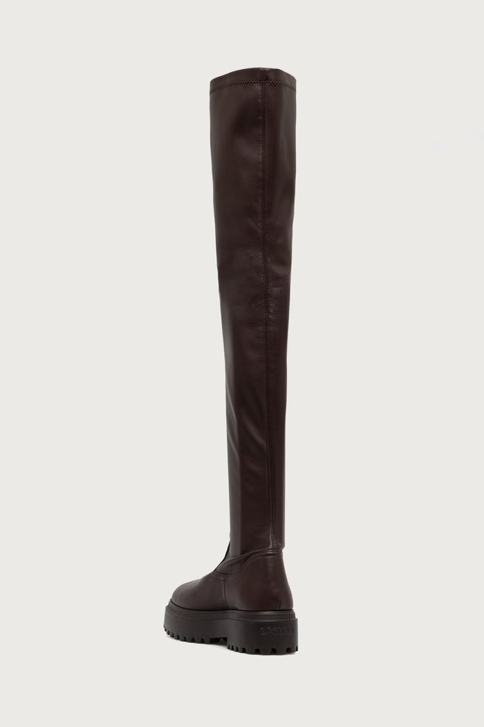 Obuća Le Silla Visoke čizme za žene Cuissard Ranger 6487V020M1PPFAK564 smeđa