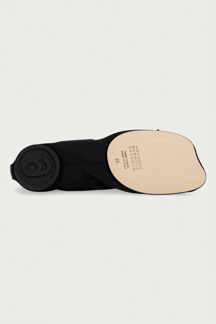 MM6 Maison Margiela baleriny S59WZ0101.P7138 czarny