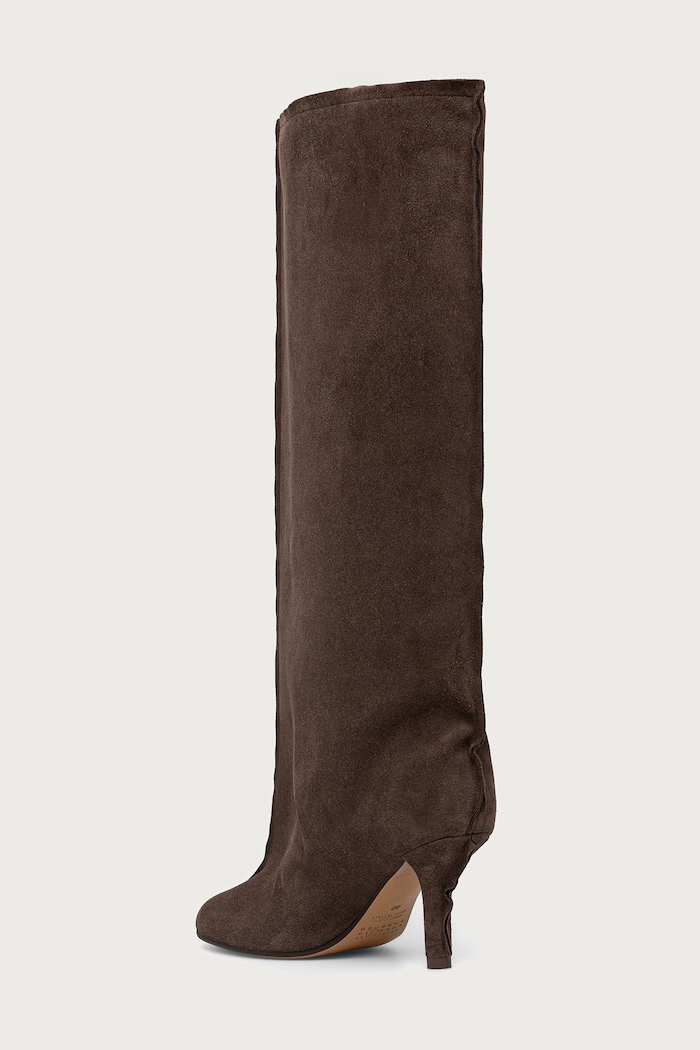 Взуття MM6 Maison Margiela Чоботи жіночі замшеві S59WW0123.P6385 коричневий