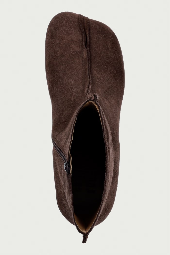 MM6 Maison Margiela botki damskie zamszowe brązowy S59WU0276.P6385