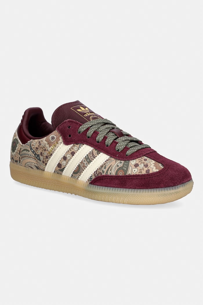 adidas Originals Liberty London Samba Og sneakersy damskie bordowy KH9802