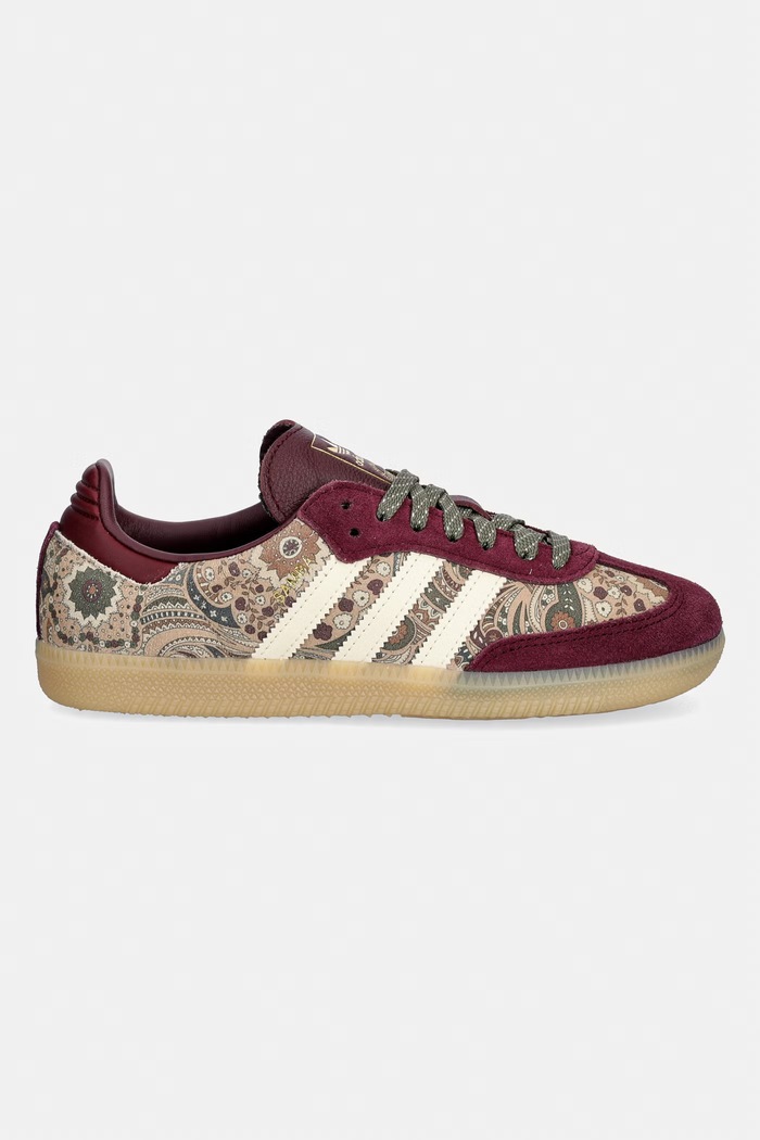 adidas Originals Liberty London Samba Og sneakersy damskie KH9802 bordowy AW26