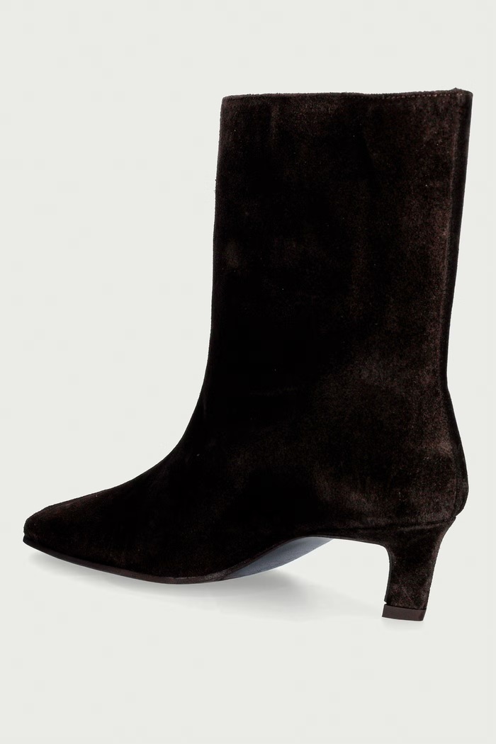Scarpe Billi Bi Stivali alla caviglia da donna in scamoscio T.moro Delizioso suede 556 B1320.556 marrone