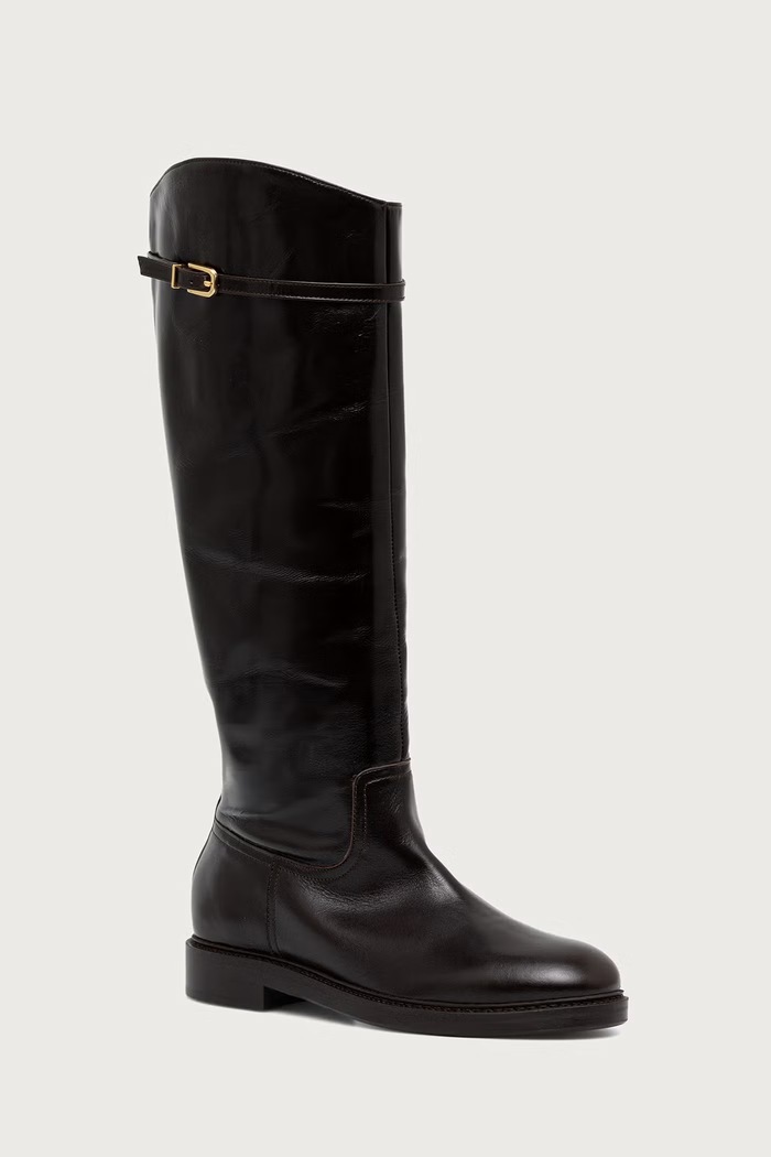Billi Bi Visoke čizme za žene od kože Espresso Marte calf 86 bordo B1277.086