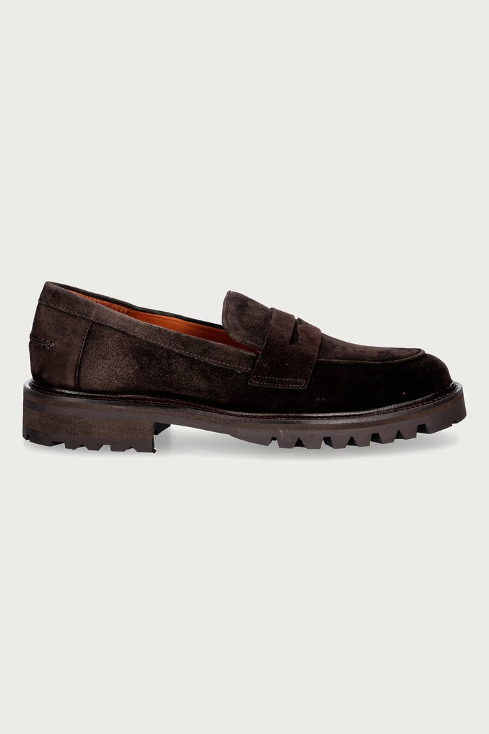 Billi Bi Мокасини дамски от велур T.moro Delizioso suede 556 B1355.556 черен AW26