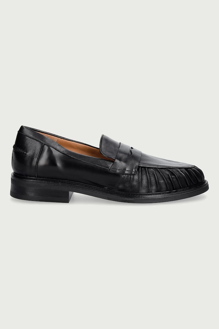 Billi Bi Mokasini ženski usnjeni Black nappa 70 B1349.070 črna AW26