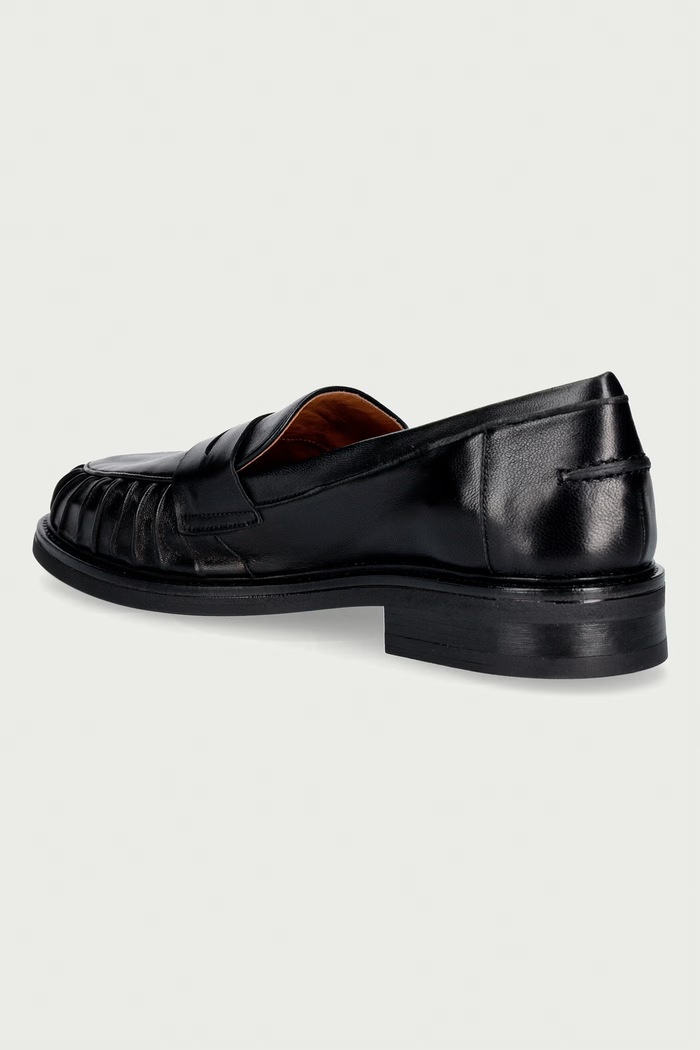 Обувки Billi Bi Мокасини дамски от кожа Black nappa 70 B1349.070 черен