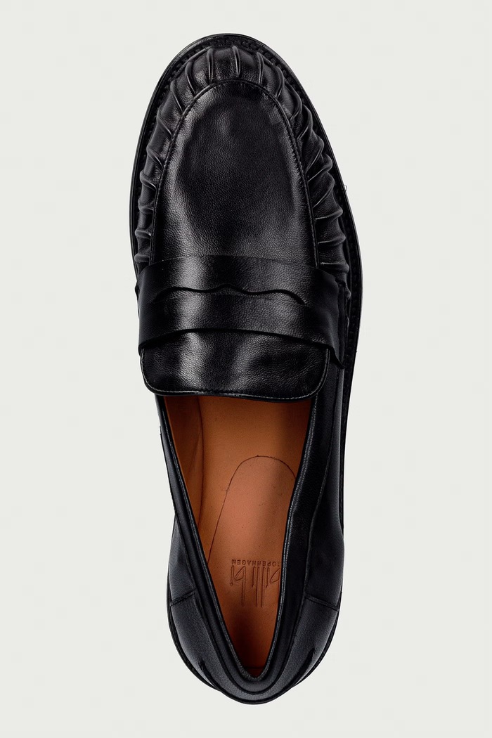 Мокасини дамски от кожа Black nappa 70 Billi Bi B1349.070 черен