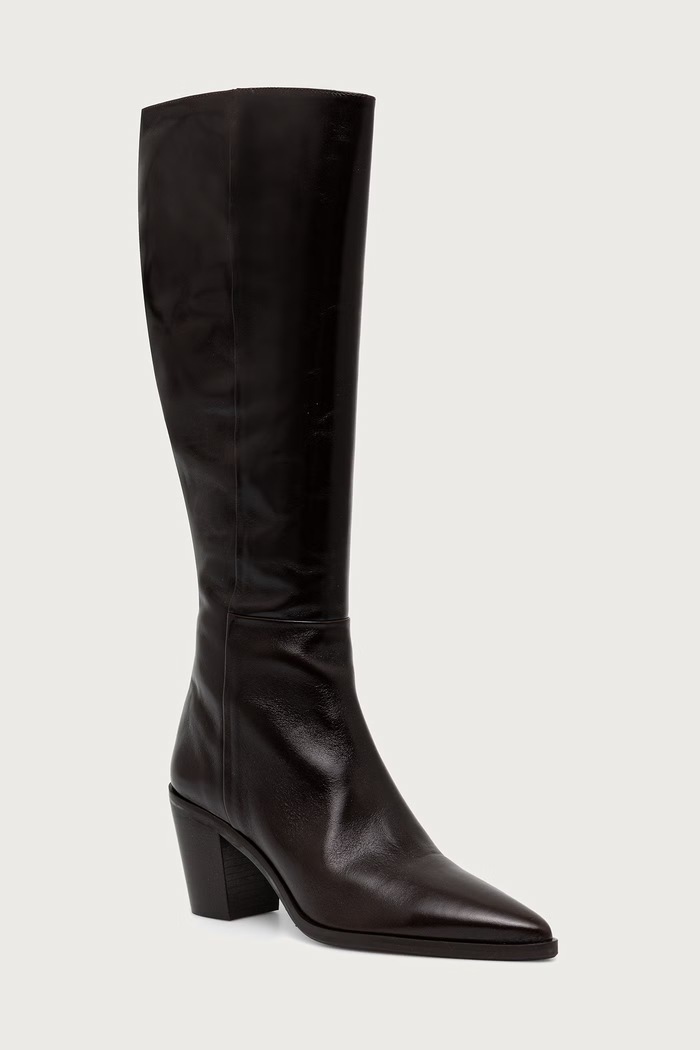 Billi Bi Škornji ženski usnjeni Espresso Marte calf 86 rjava B1296.086