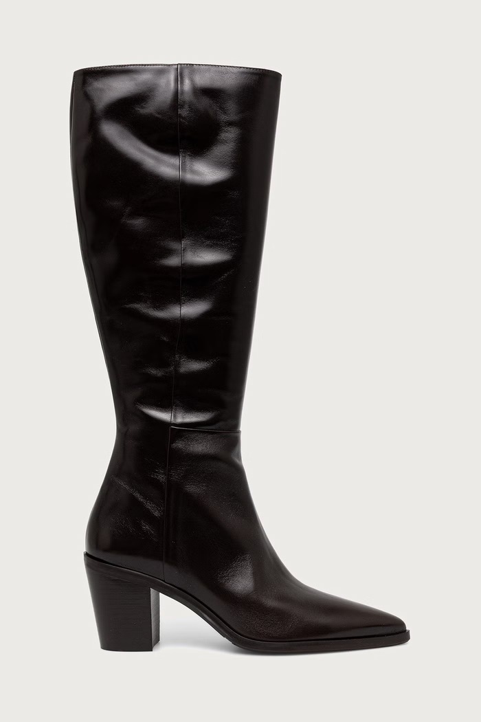 Billi Bi Škornji ženski usnjeni Espresso Marte calf 86 B1296.086 rjava AW26