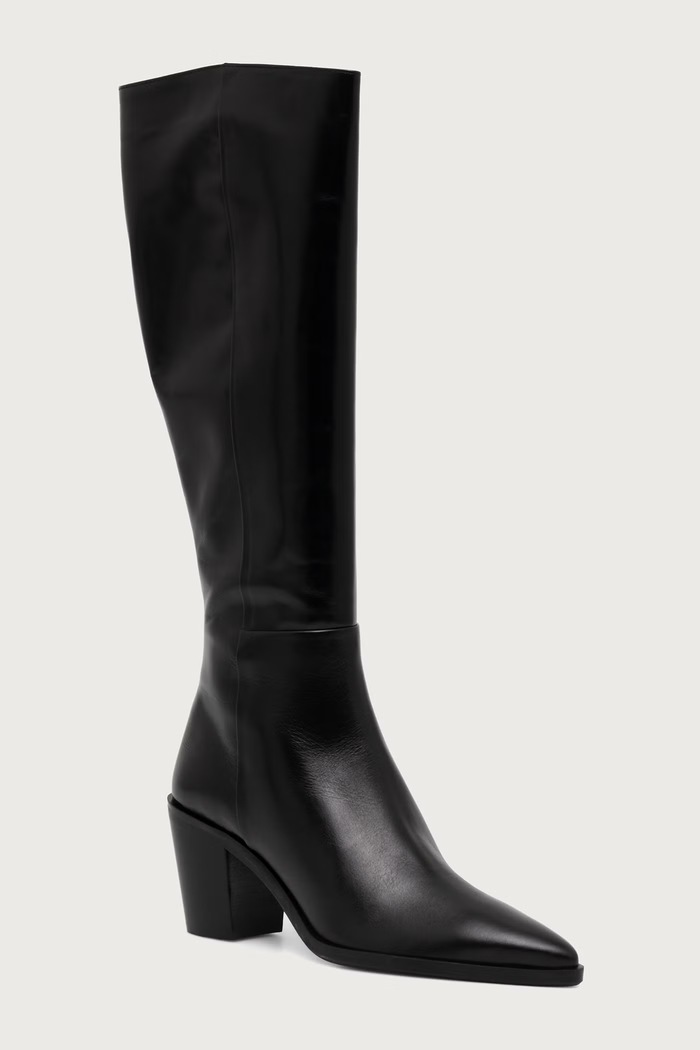 Billi Bi Μπότες Γυναικεία δερμάτινες Black calf 80 μαύρο B1296.080