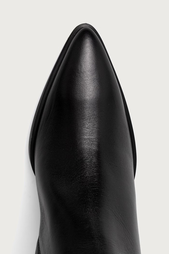 Μπότες Γυναικεία δερμάτινες Black calf 80 Billi Bi B1296.080 μαύρο