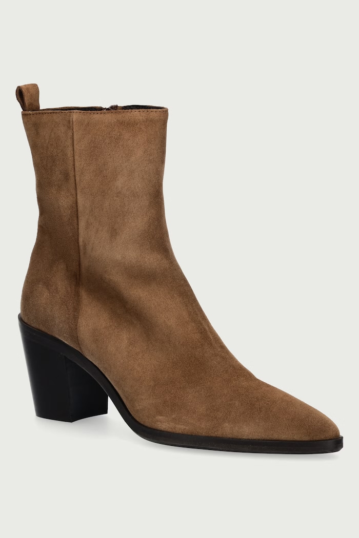 Billi Bi Μποτάκια Γυναικεία σουέτ Tabac babysilk suede 555 καφέ B1295.555