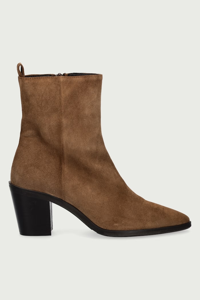 Billi Bi Μποτάκια Γυναικεία σουέτ Tabac babysilk suede 555 B1295.555 καφέ AW26