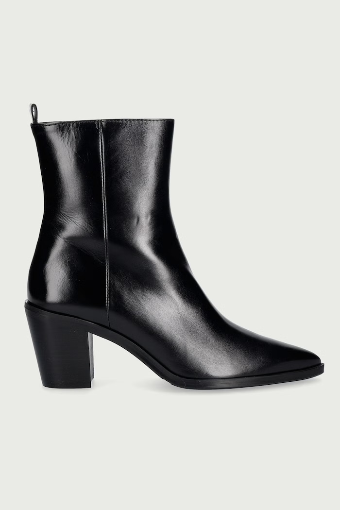Billi Bi Botine pentru femei din piele negre 80 B1295.080 negru AW26