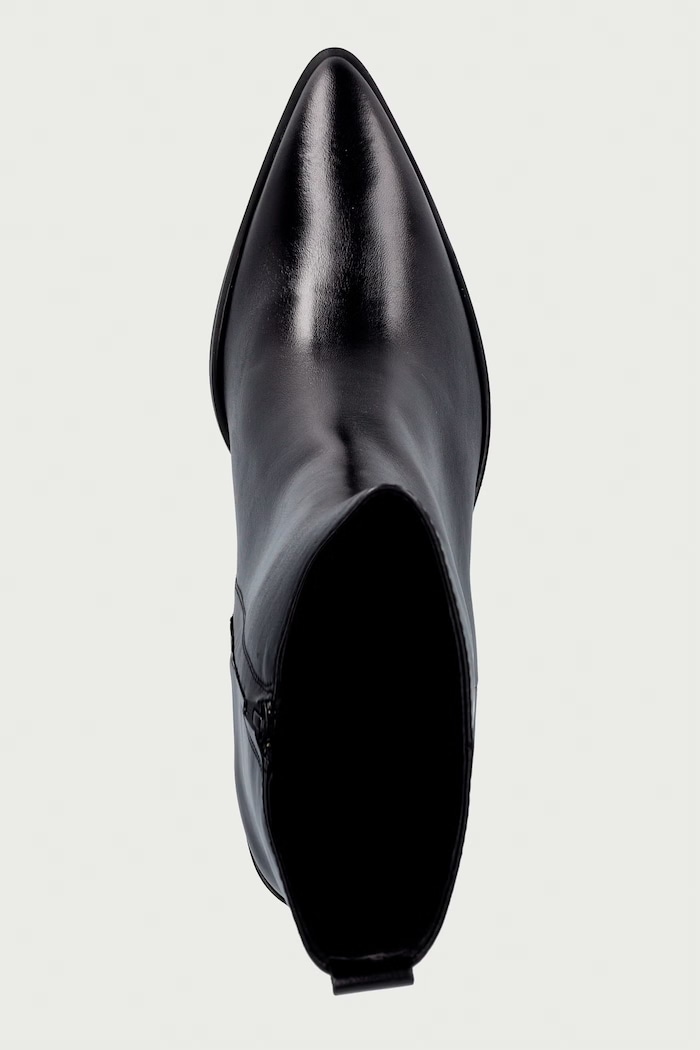 Členkové čižmy dámske kožené Black calf 80 Billi Bi B1295.080 čierna