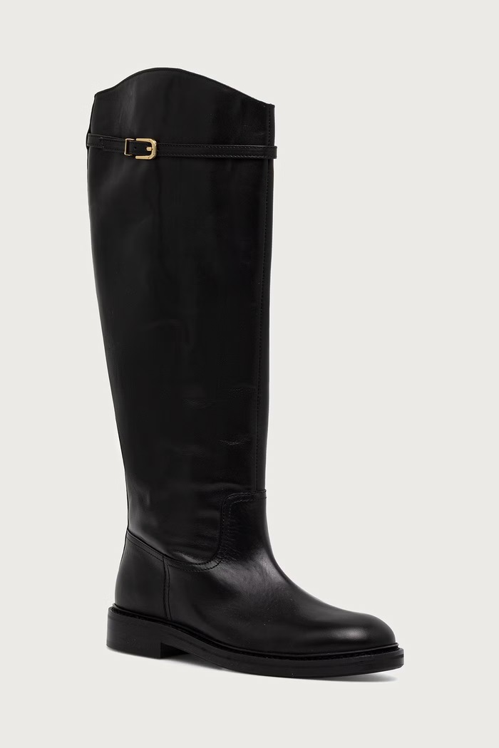 Billi Bi Čižmy dámske kožené Black calf 80 čierna B1277.080