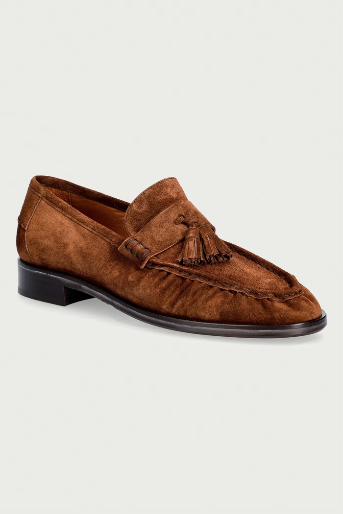 Billi Bi Mokasinke za žene od brušene kože Arabica babysilk suede 554 smeđa B1114.554