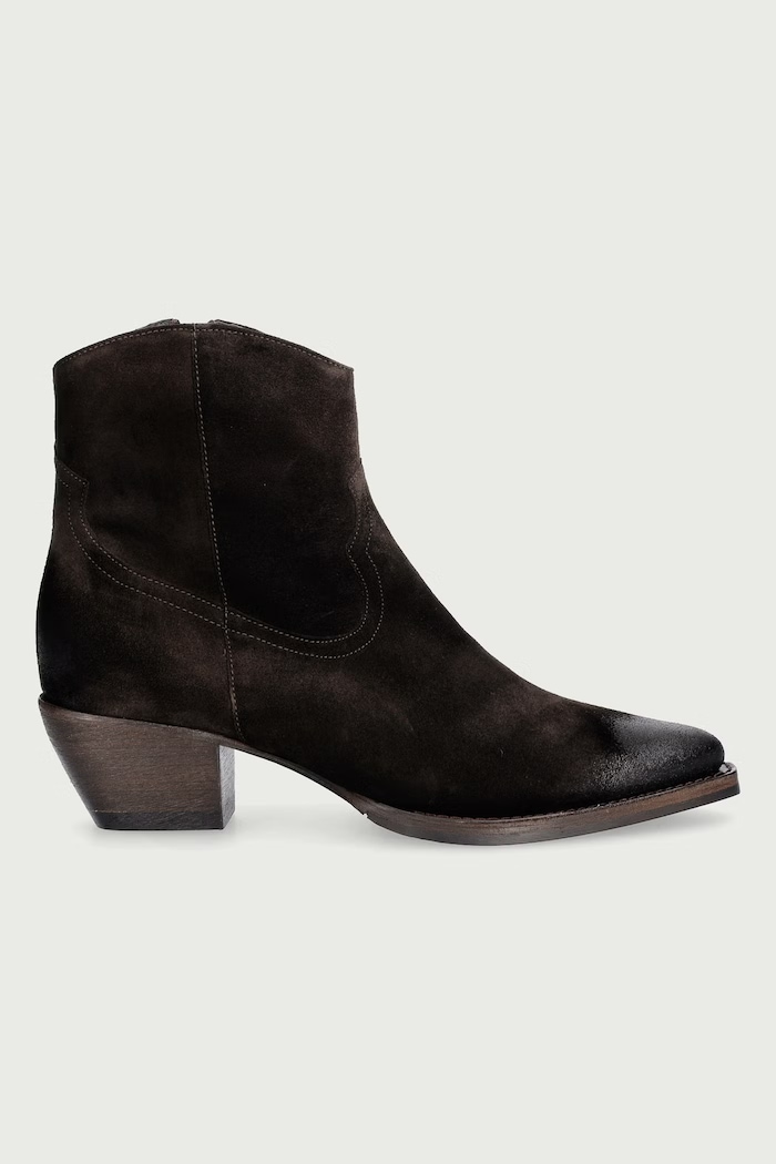 Billi Bi Botine pentru femei din piele întoarsă T.moro delisoius suede 556 A14745.556 maro AW26