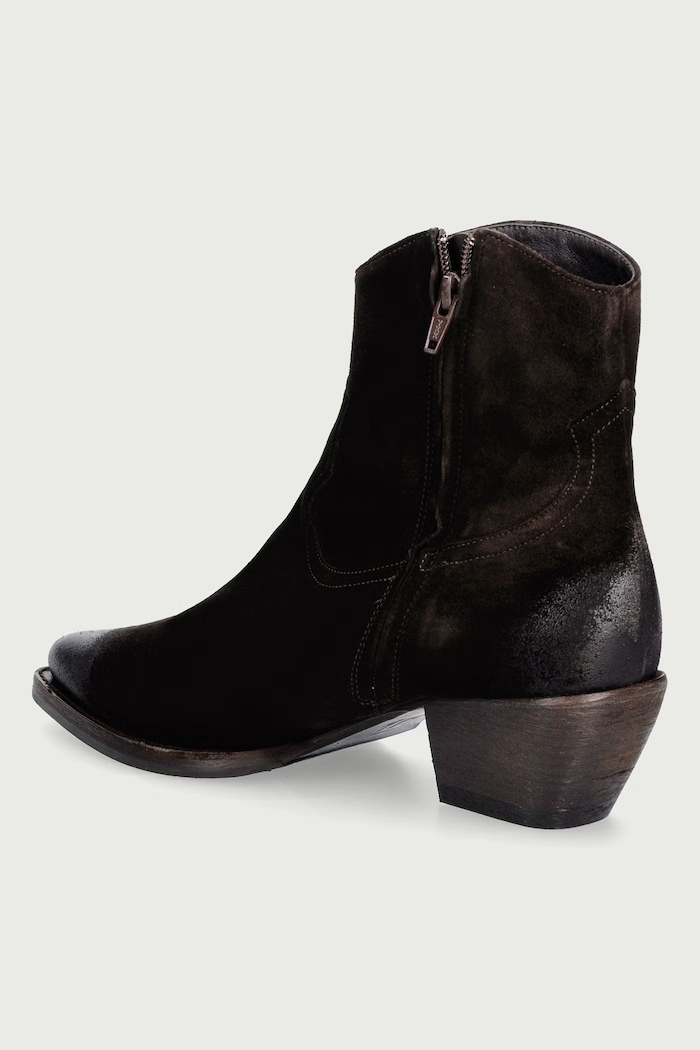 Încălțăminte Billi Bi Botine pentru femei din piele întoarsă T.moro delisoius suede 556 A14745.556 maro